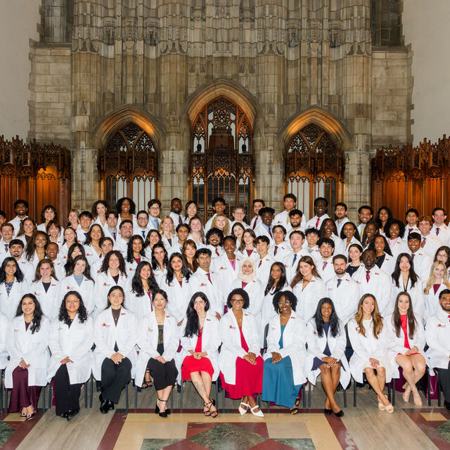 The Pritzker School of Medicine Entering Class of 2026 at the White Coat Ceremony