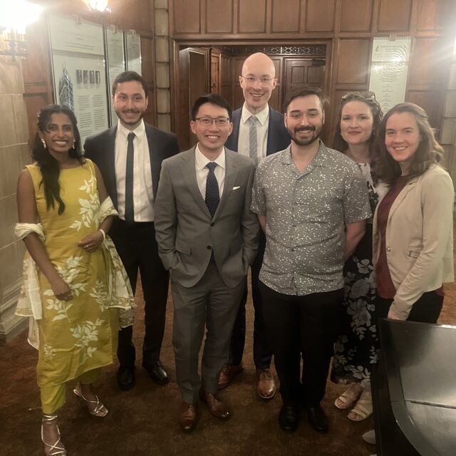 2024 PhD grad dinner group photo