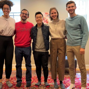 Members of the OUTPatient LGBTQ student group at the Pritzker School of Medicine