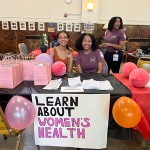 Pritzker students participating in the annual Maria Shelter Englewood Health Fair in 2024. 