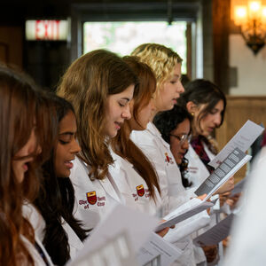 Pritzker students reciting the Hippocratic Oath